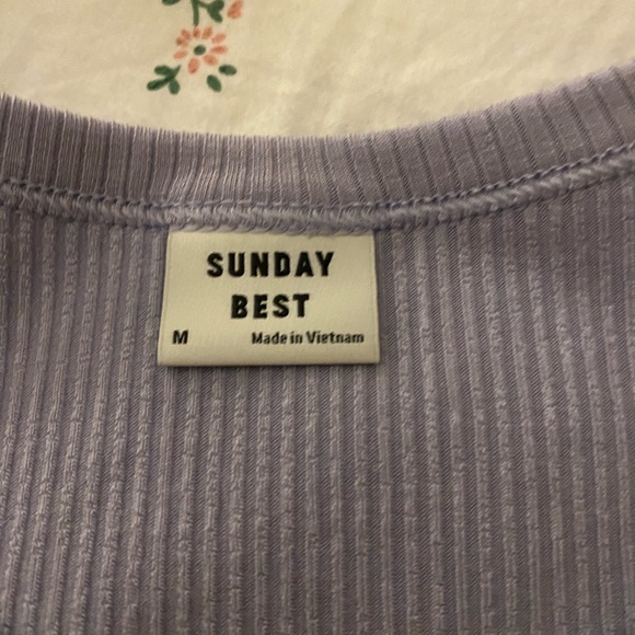 Sunday Best Halter Tank Top - light purple lilac - Picture 3 of 3